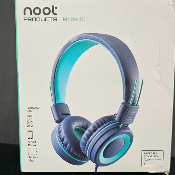 Nool Products Model: K11 Foldable Stereo Headphone NIB - Picture 1 of 2